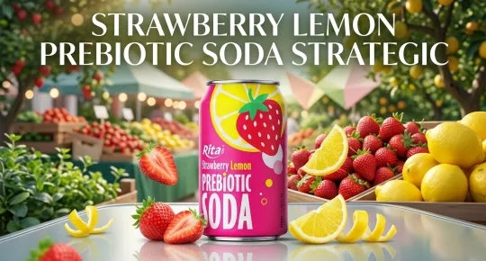  Strawberry Lemon Prebiotic Soda 330ml Short Can — A Strategic Product for the US and European Beverage Markets