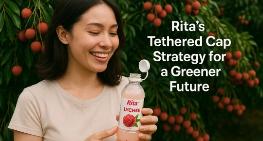 Leading the Sustainable Shift: Rita’s Tethered Cap Strategy for a Greener Future