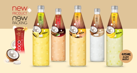 Tropical Drinks with Nata de Coco