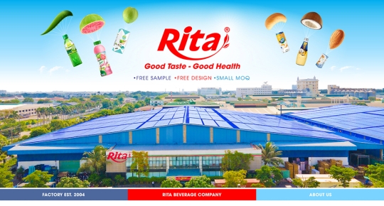 Rita's factory extends a warm welcome to all esteemed guests.