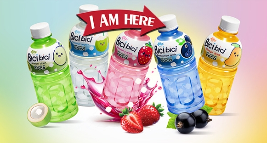 Rita Blackcurrant Juice with Nata de Coco - The Tropical Twist That Redefines Refreshment