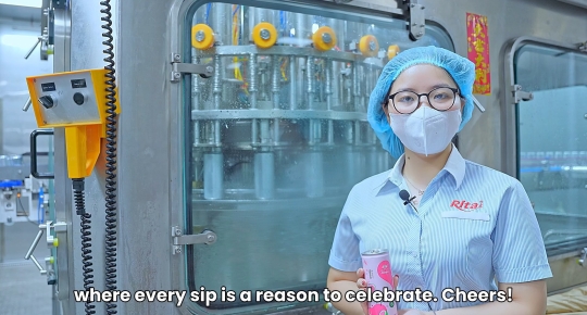 Carbonated Beverage Production Process at RITA Factory and Featured Products