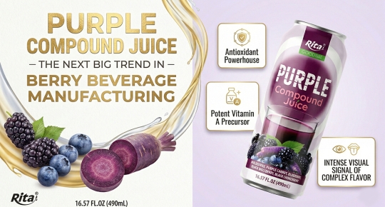 Purple Compound Juice - The Next Big Trend in Berry Beverage Manufacturing