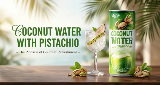 Coconut Water With Pistachio – The Pinnacle of Gourmet Refreshment