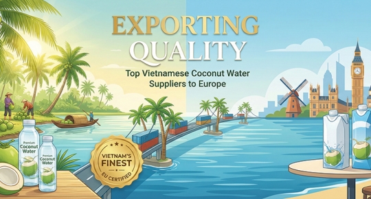 Top Vietnamese Coconut Water Suppliers to Europe