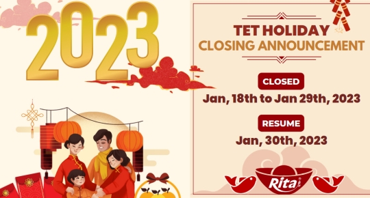 Tet Holiday Closing Announcement