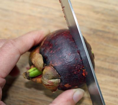 cut mangosteen