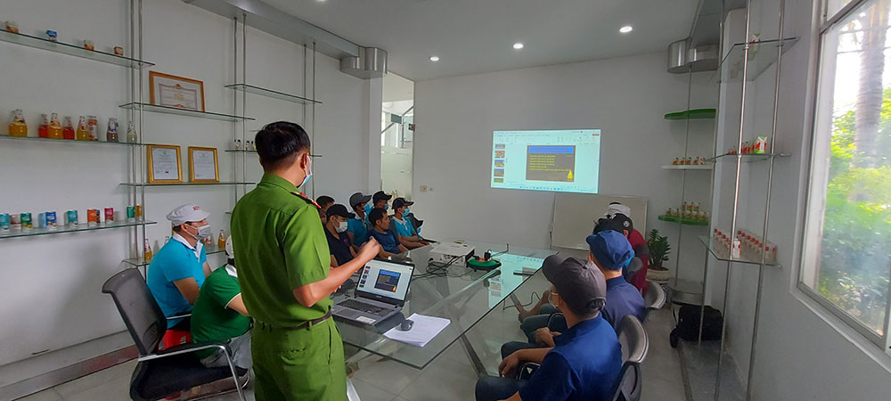 TRAINING IN FIRE PREVENTION AND FIGHTING