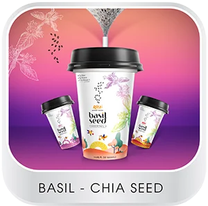 Chia and basil seed