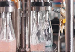 Glass bottle products line