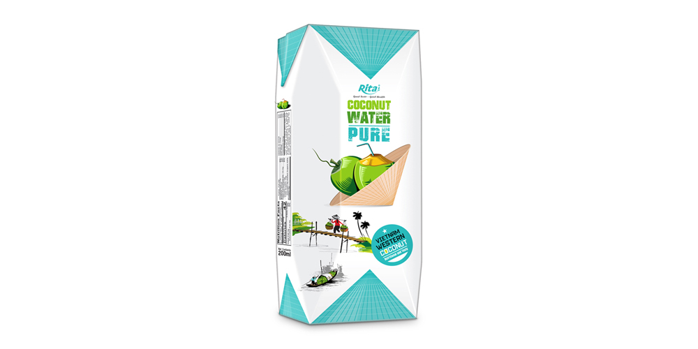 Rita Pure Coconut Water 200ml Paper Box Rita Pure Coconut Water 200ml Paper Box
