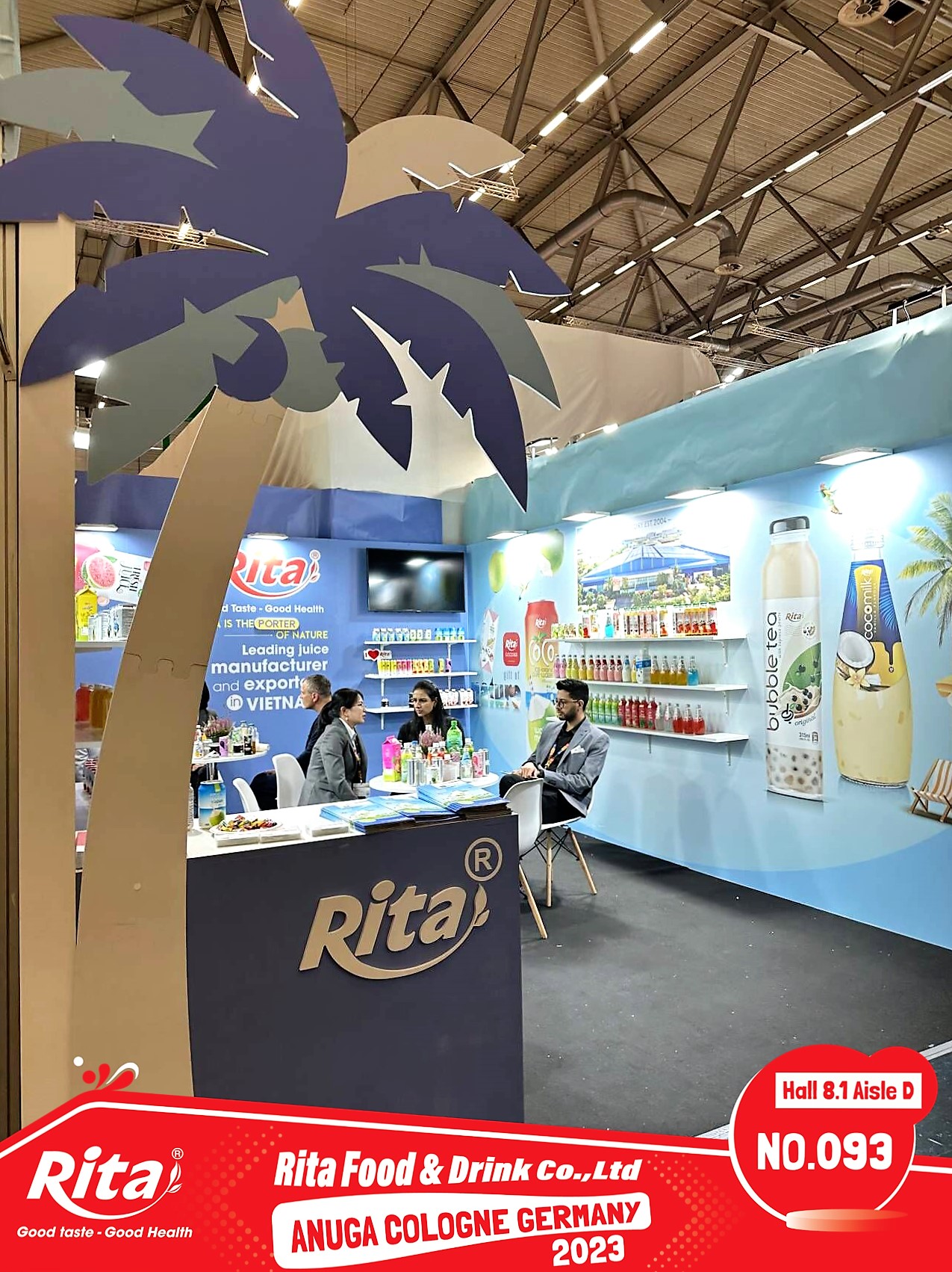 Rita attends Anuga Cologne Germany