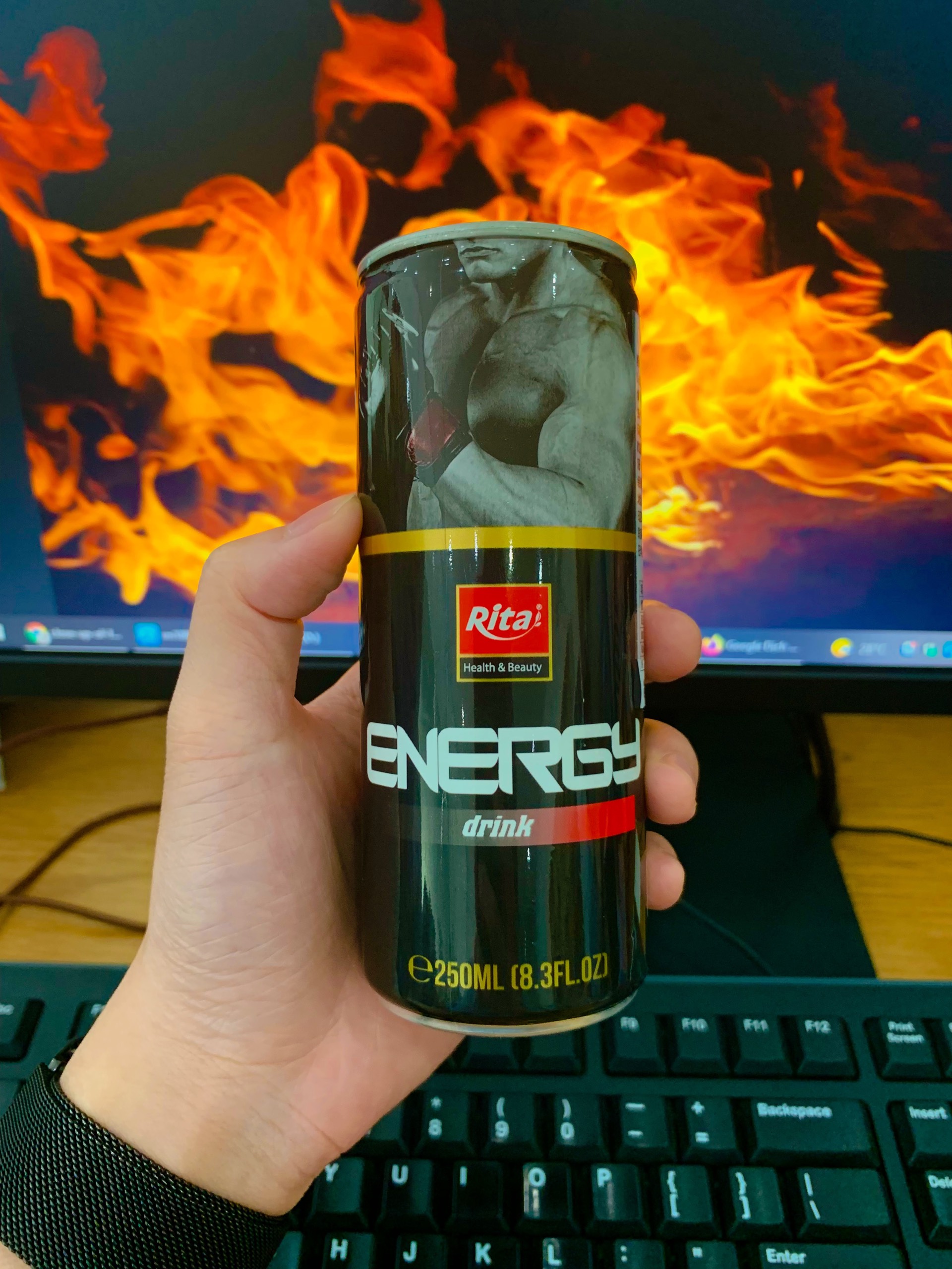 Energy drink 250ml can