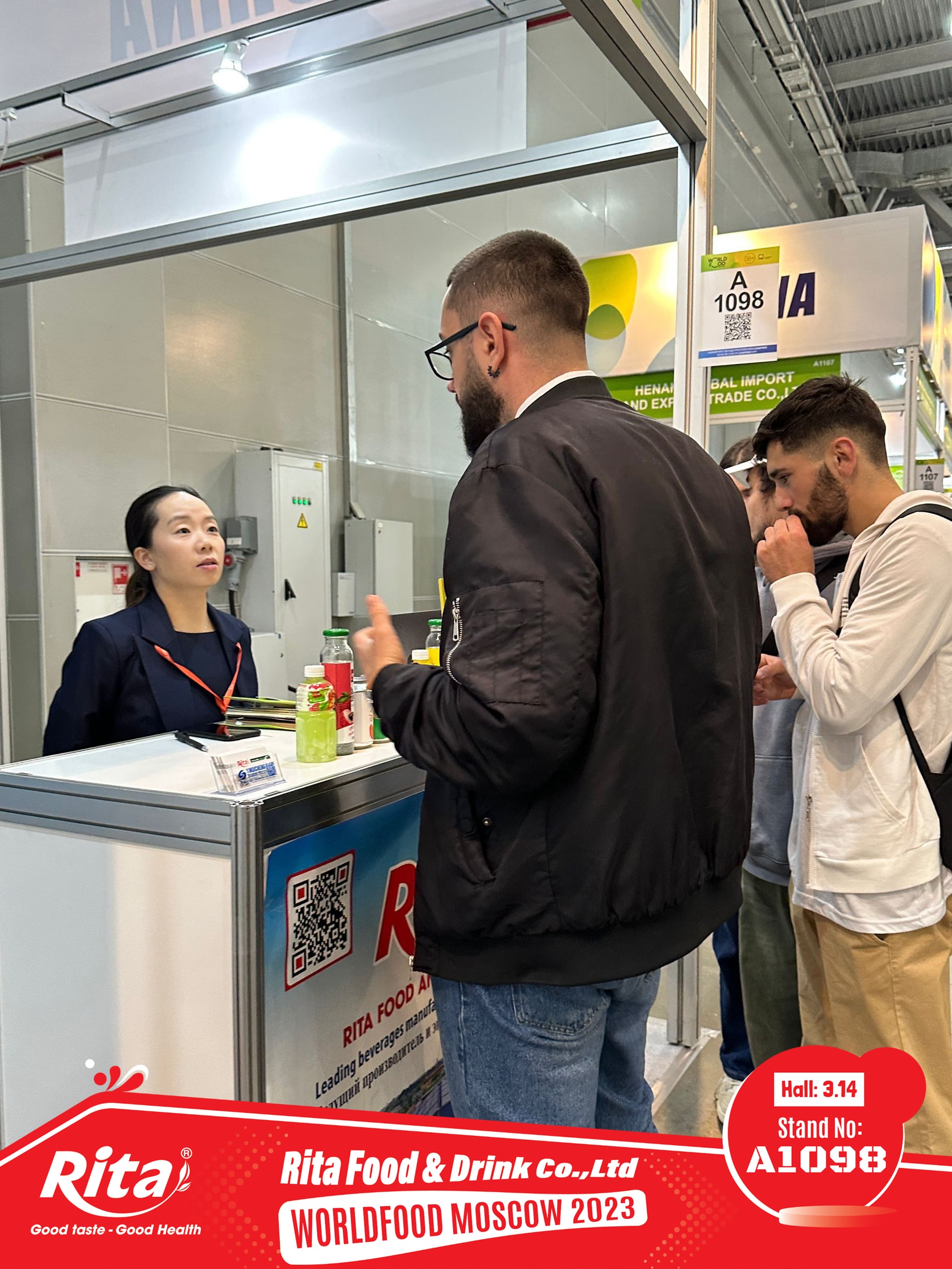 Rita at WorldFood Moscow 2023 Rita at WorldFood Moscow 2023