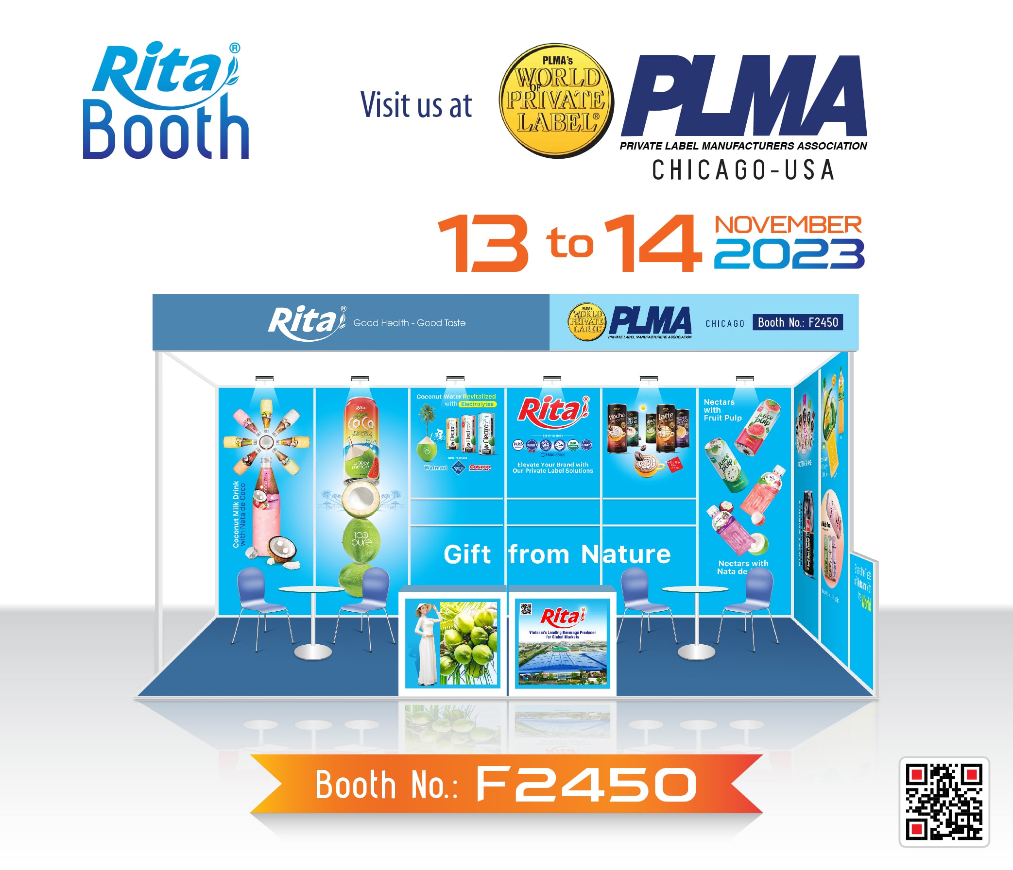 3D Rita booth PMLA Chicago 2023 3D Rita booth PMLA Chicago 2023