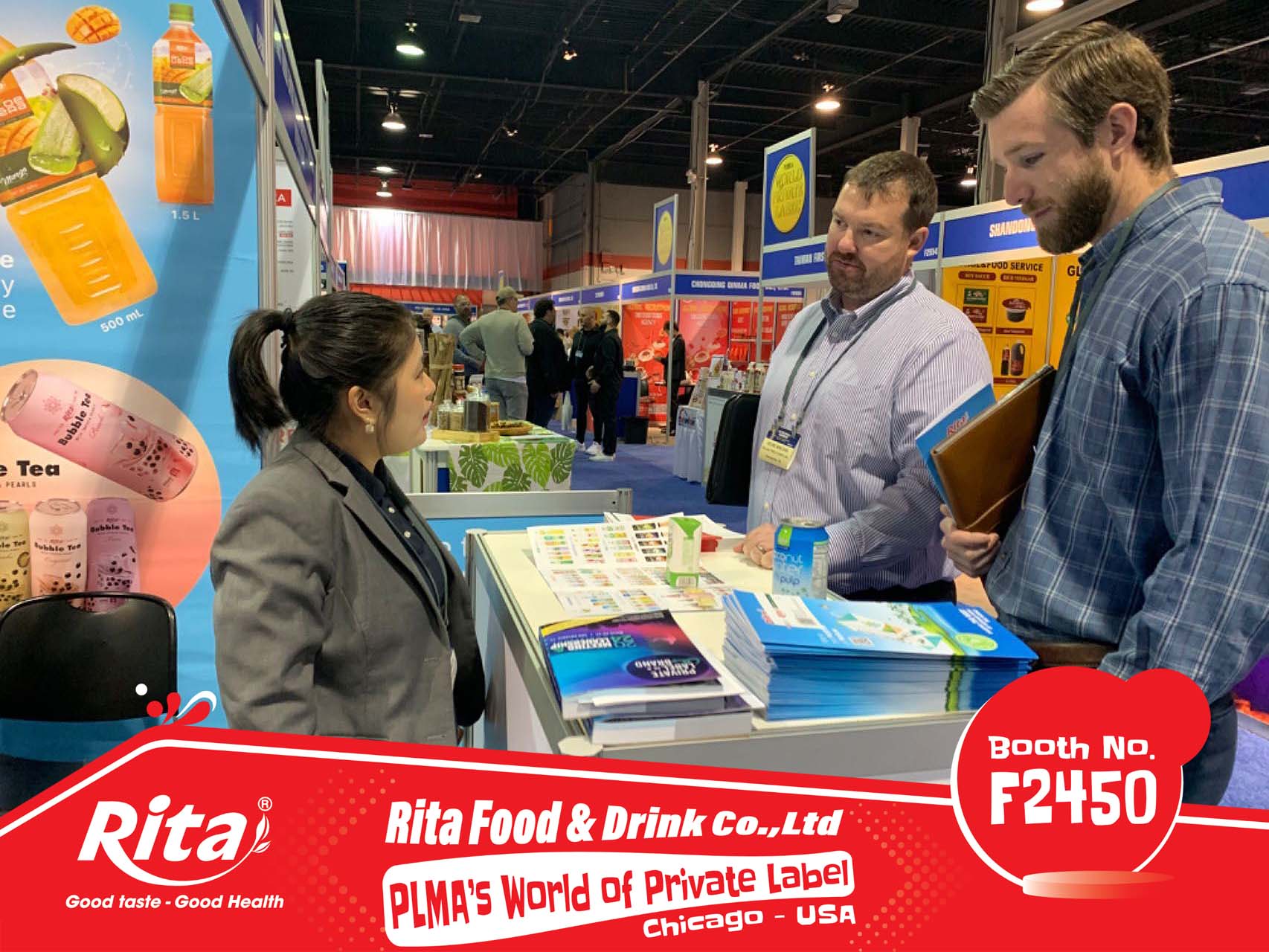 Rita booth at PLMA 2023 Rita booth at PLMA 2023