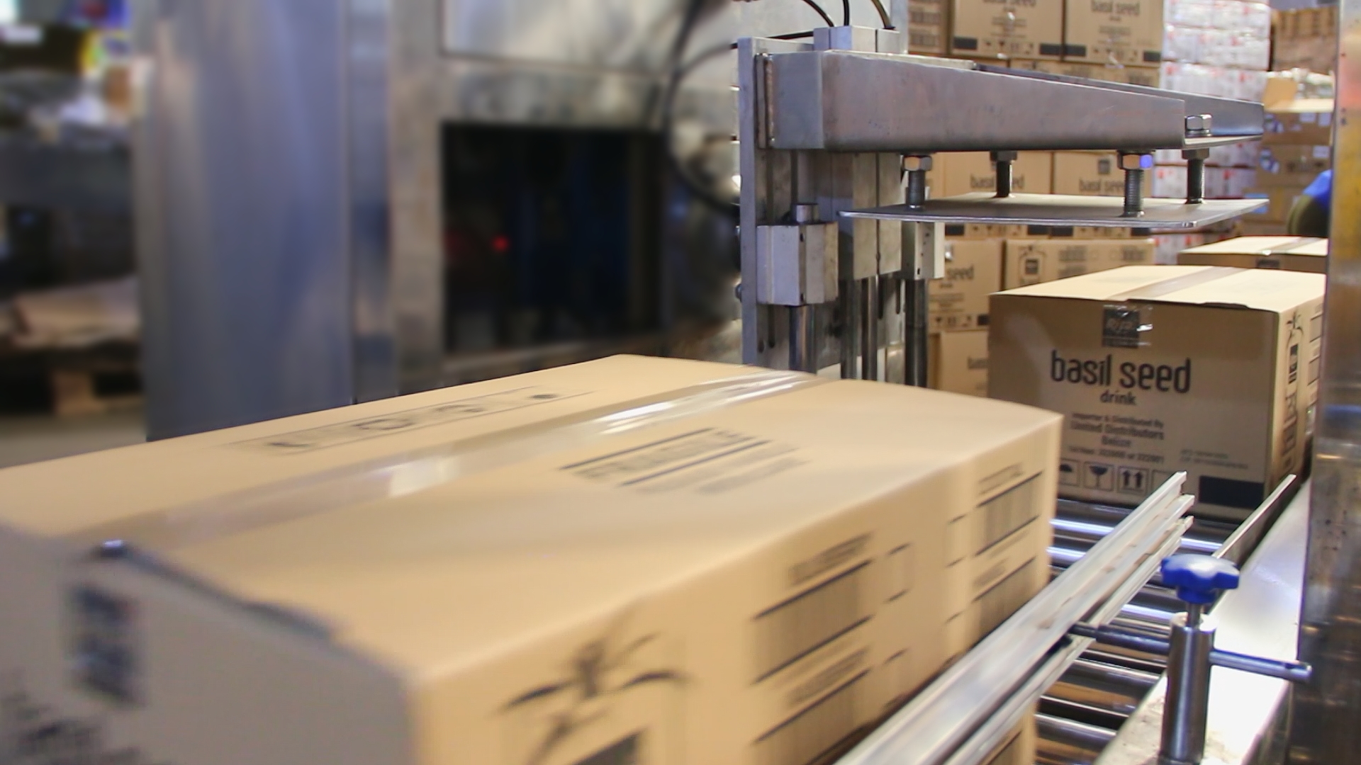 Glass bottle packaging line of Rita Glass bottle packaging line of Rita