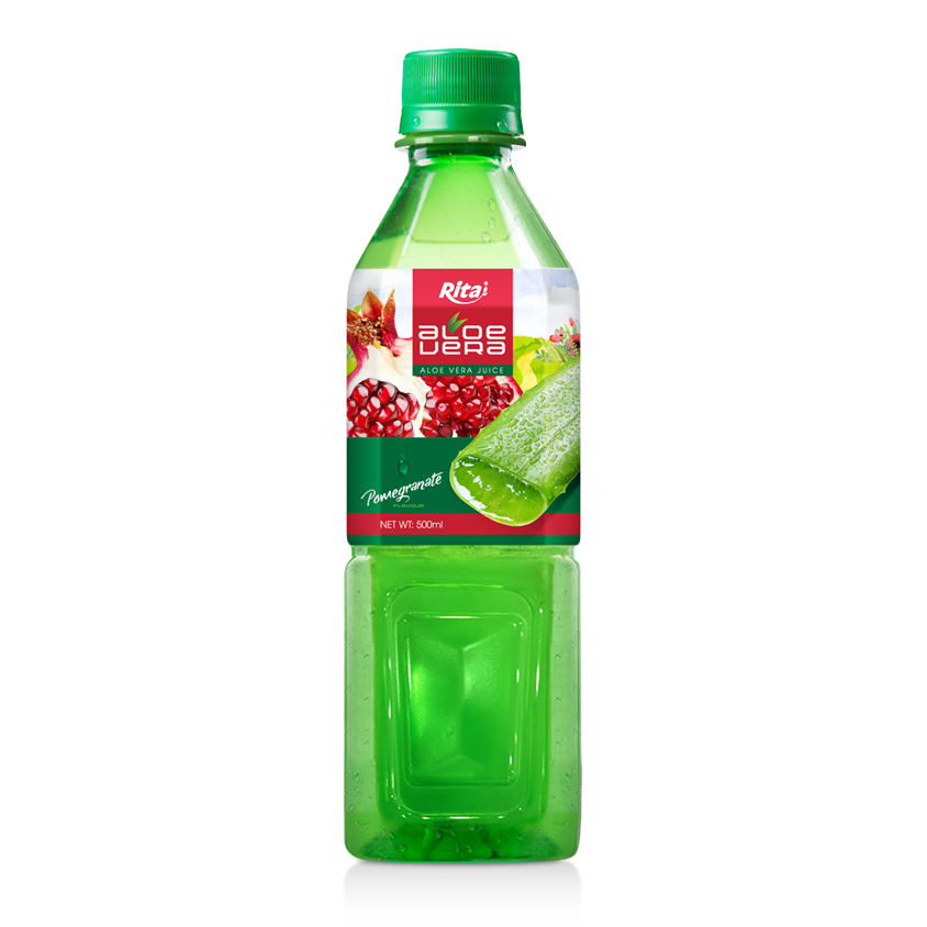 aloe 500ml pet pomegranate