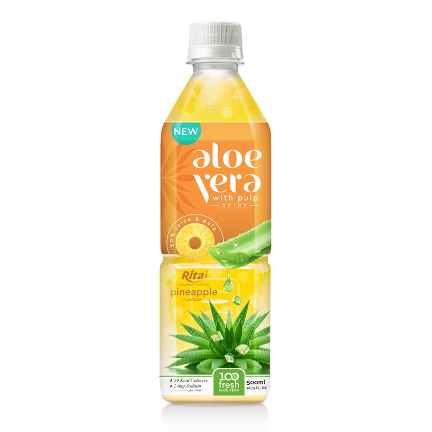 aloe pulp 500ml Pet squares 03