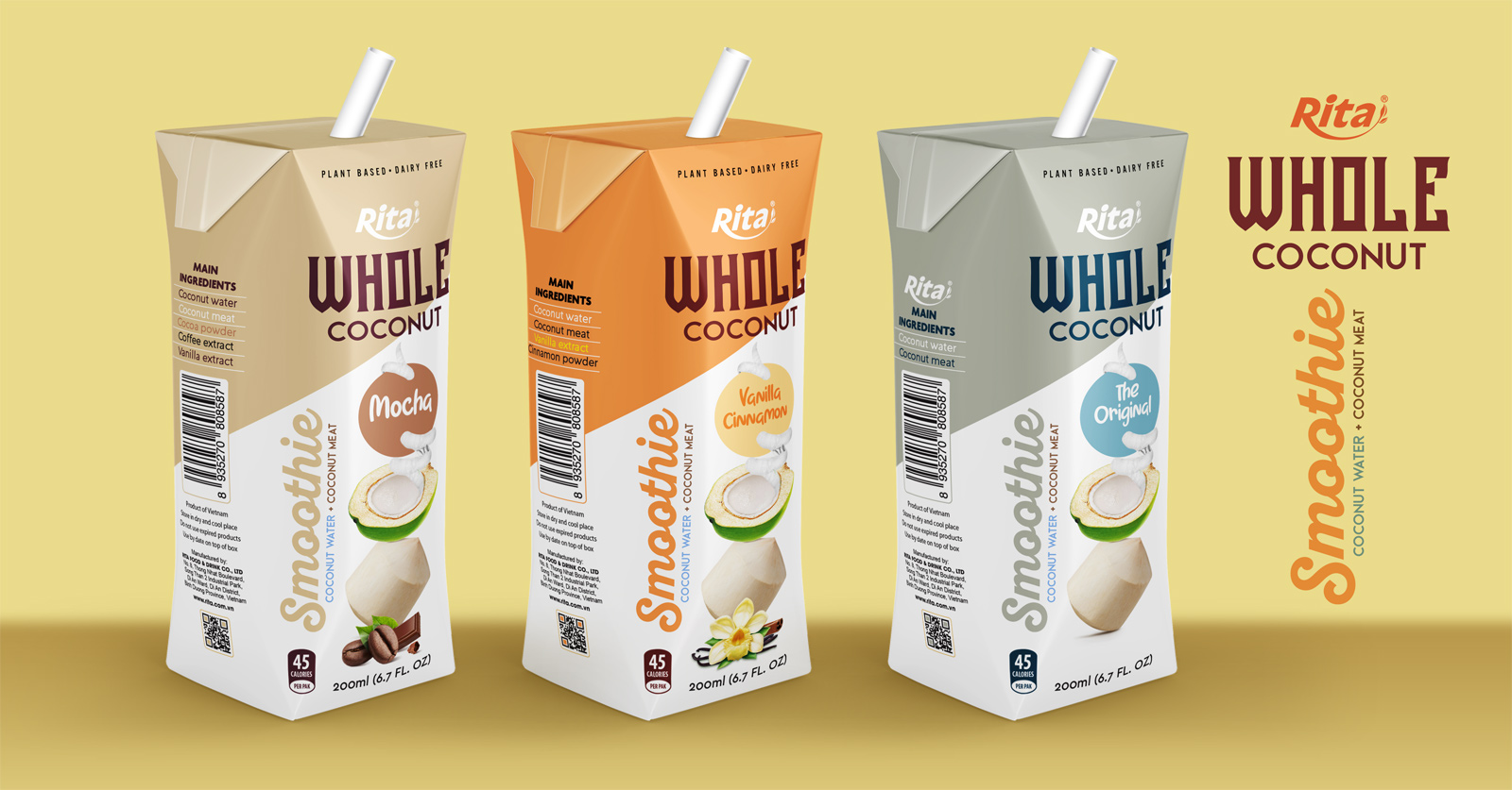 Design Whole Coconut Smoothie Aeptic 200ml 02