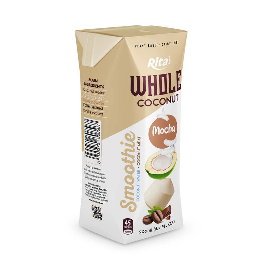 Rita Mocha Coconut Smoothie 200ml Paper Box Rita Mocha Coconut Smoothie 200ml Paper Box