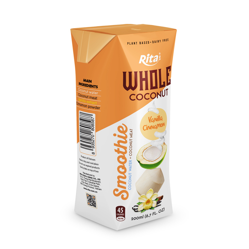 Rita Vanilla Coconut Smoothie 200ml Paper Box