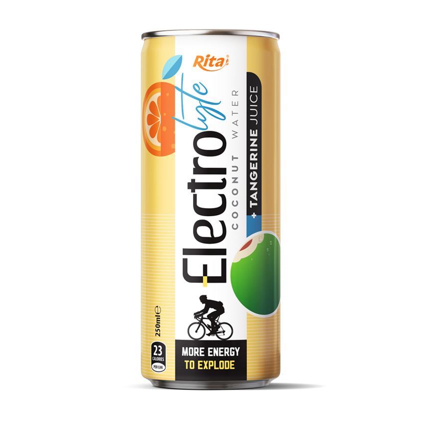 Rita Electrotyle Coconut Water 250ml Tangerine Flavor