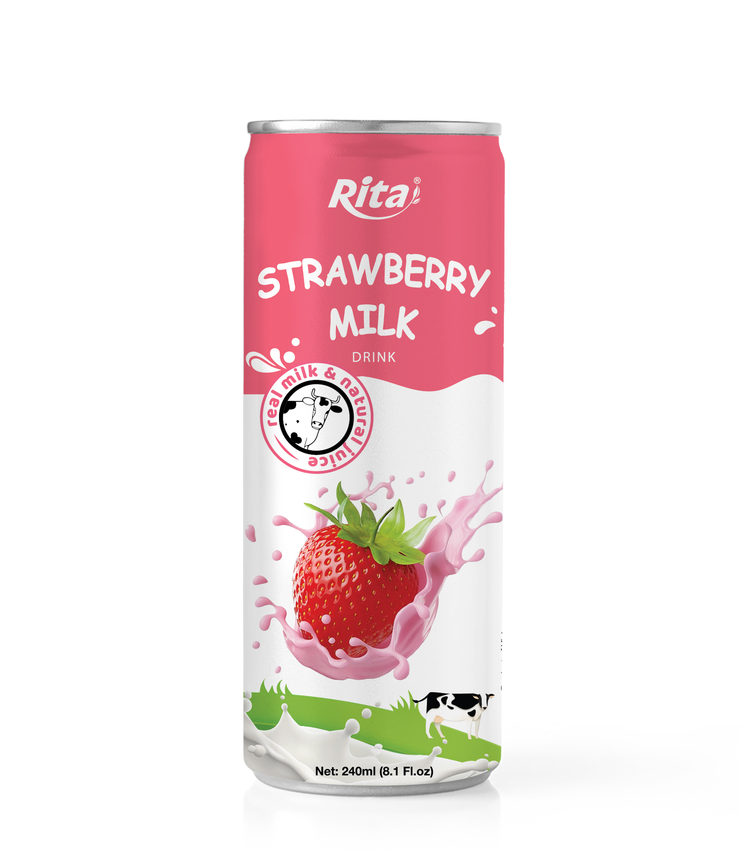 Rita Best natrual Strawberry juice with real milk drink Best natrual Strawberry juice with real milk drink