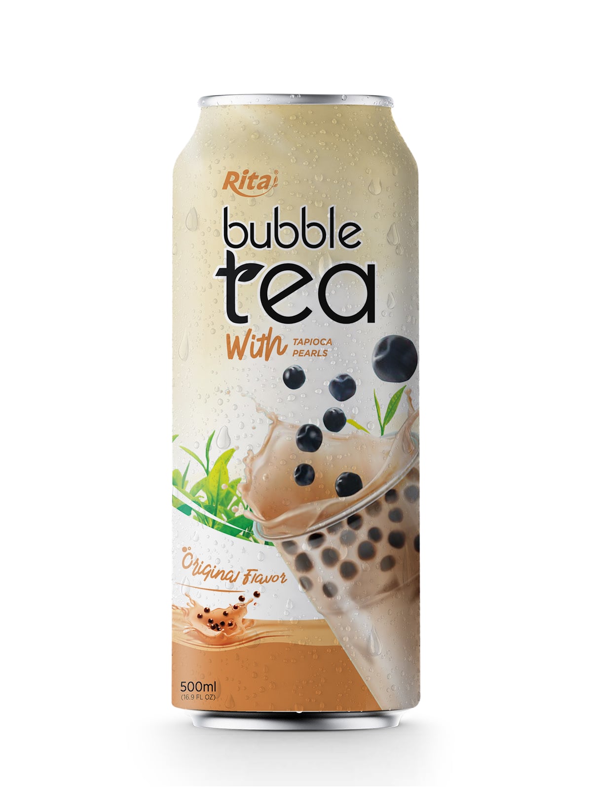 RITA Bubble Tea Original Flavor 500ml Can RITA Bubble Tea Original flavor 500ml min