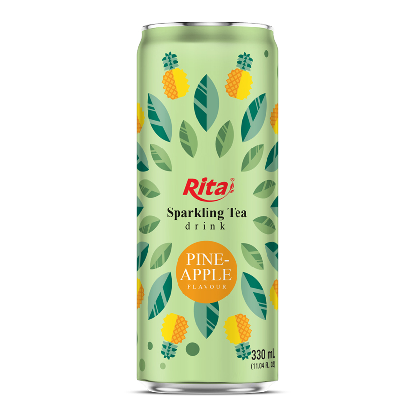 Sparkling Tea drink pineapple flavour 330ml sleek can near me Sparkling Tea drink pineapple flavour 330ml sleek can near me