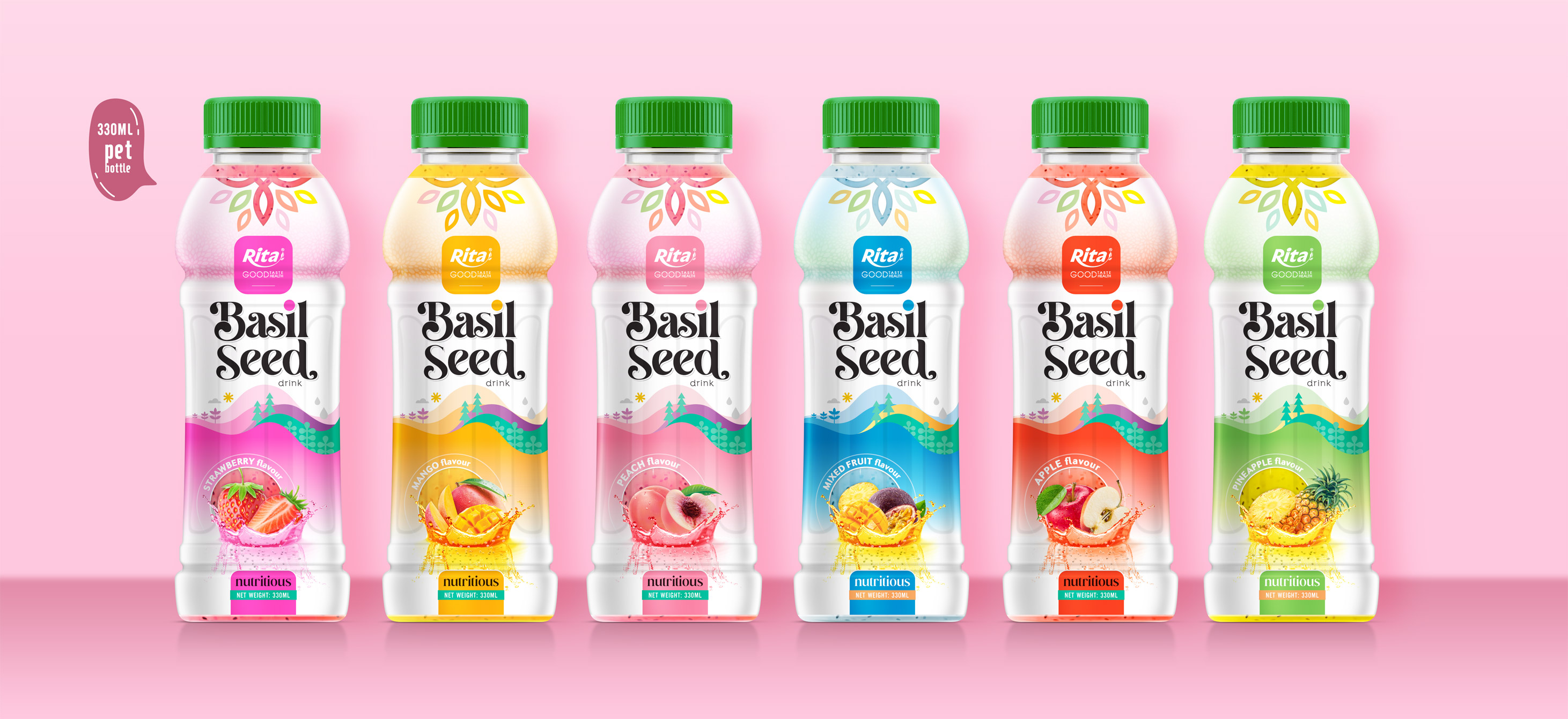 Basil seed 330ml Bottle