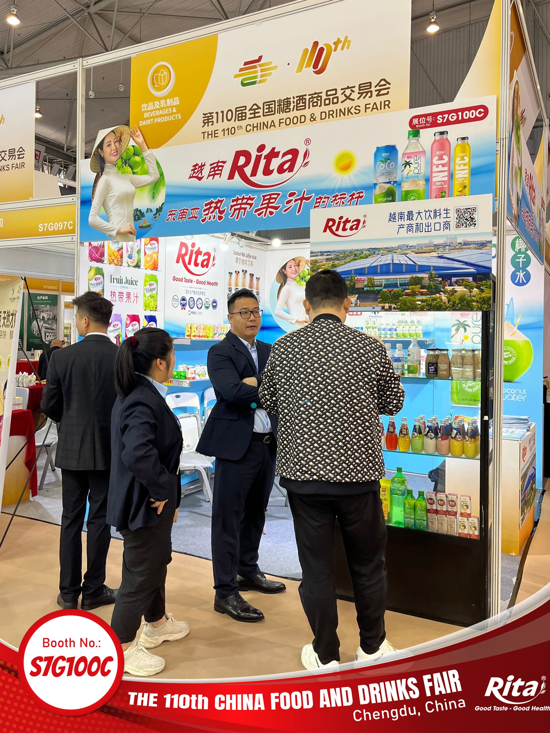 Rita ai Chengdu Trade Fair