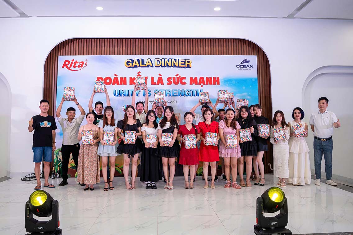 Rita company trip gala diner 2024 full of energy Rita company trip gala diner 2024 full of energy