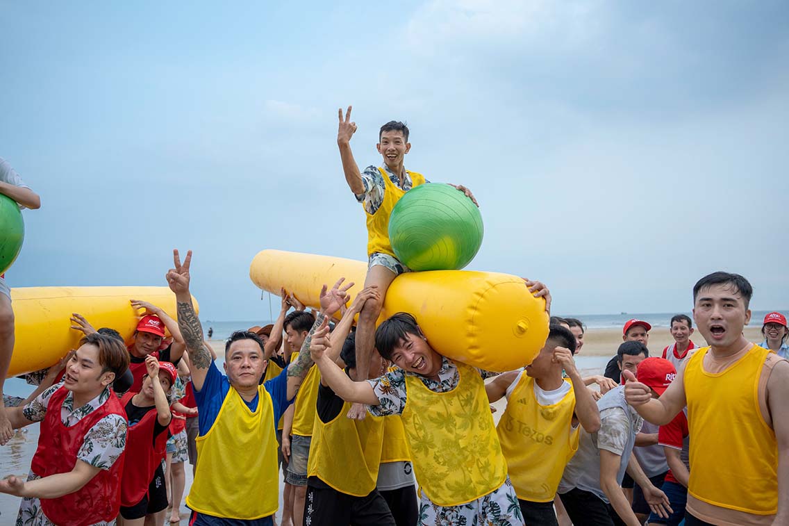 Rita staff play team building games 2024 Rita staff play team building games 2024