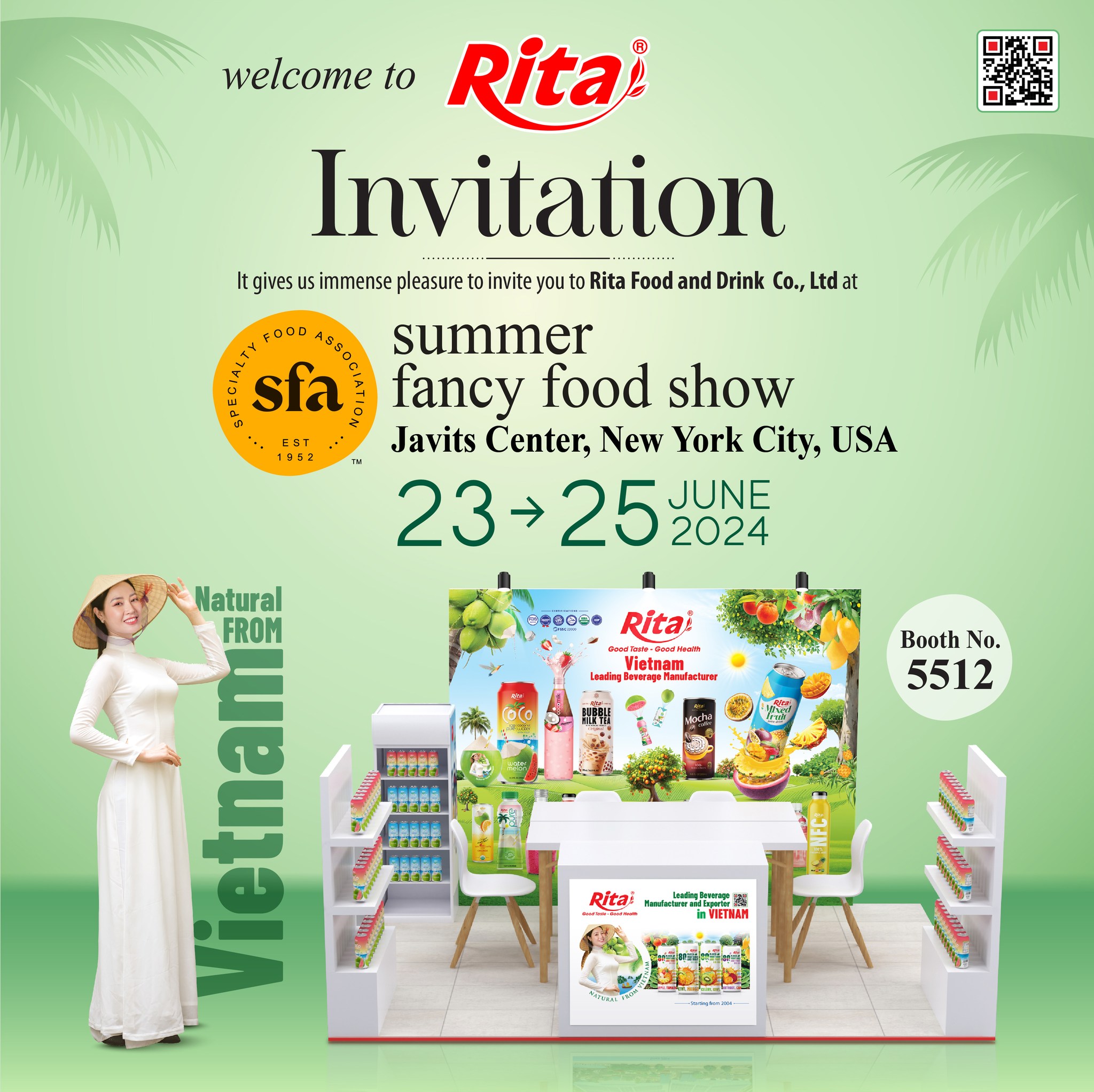 Rita attend Summer Fancy Food Show 2024 Rita attend Summer Fancy Food Show 2024