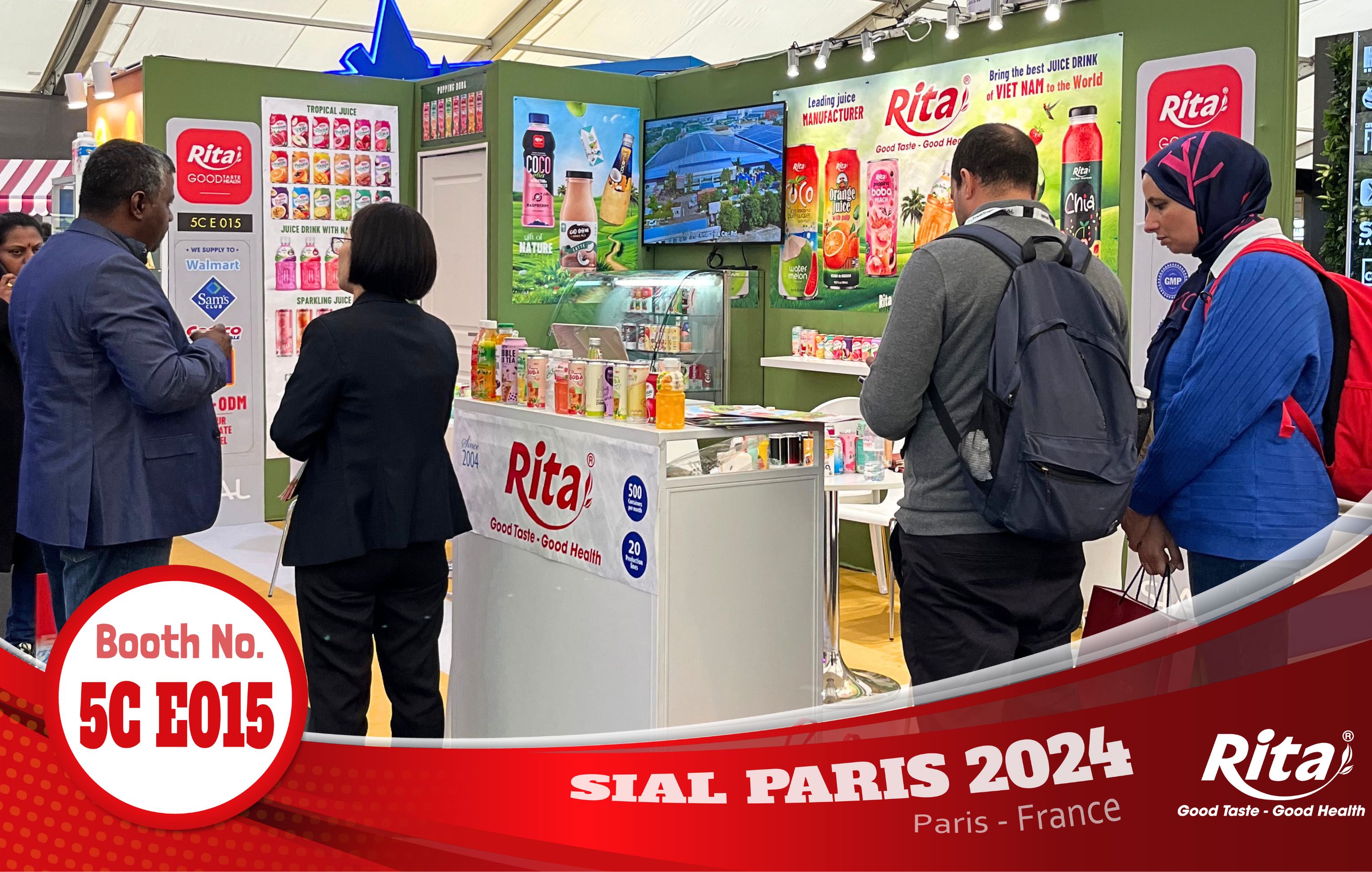 Customers visit Rita company booth bat PIAL 2024 11