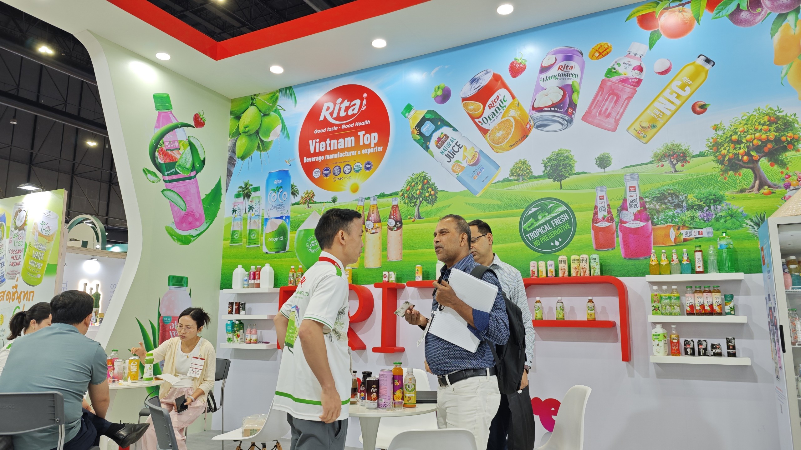 Rita Beverage company attend Thaifex 2024 Rita Beverage company attend Thaifex 2024