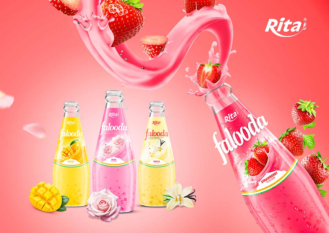 Best natural Falooda drink from RITA brand beverage Best natural Falooda drink from RITA brand beverage