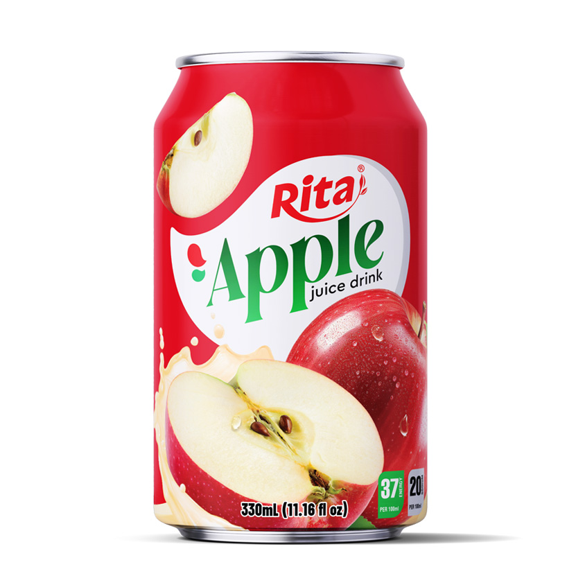 Real Fruit Juice 11.16 fl oz Apple Juice Drink 250ml Alu Can real fruit juice 11.16 fl oz apple juice drink