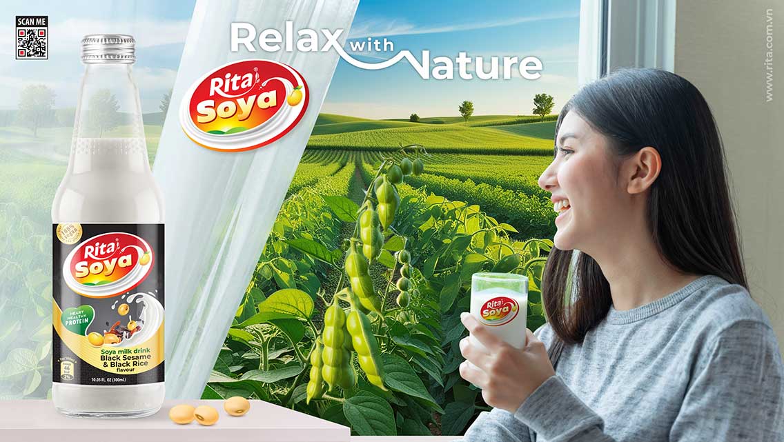 Rita Brand 100 Vegan Rita Soya Milk Drink 100 vegan Rita Soya milk drink original relax juice