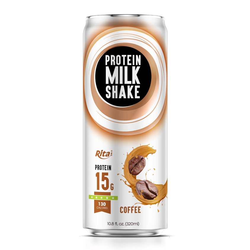 10.8 FL Oz Rita brand Protein Milk Shake with Coffee Flavor