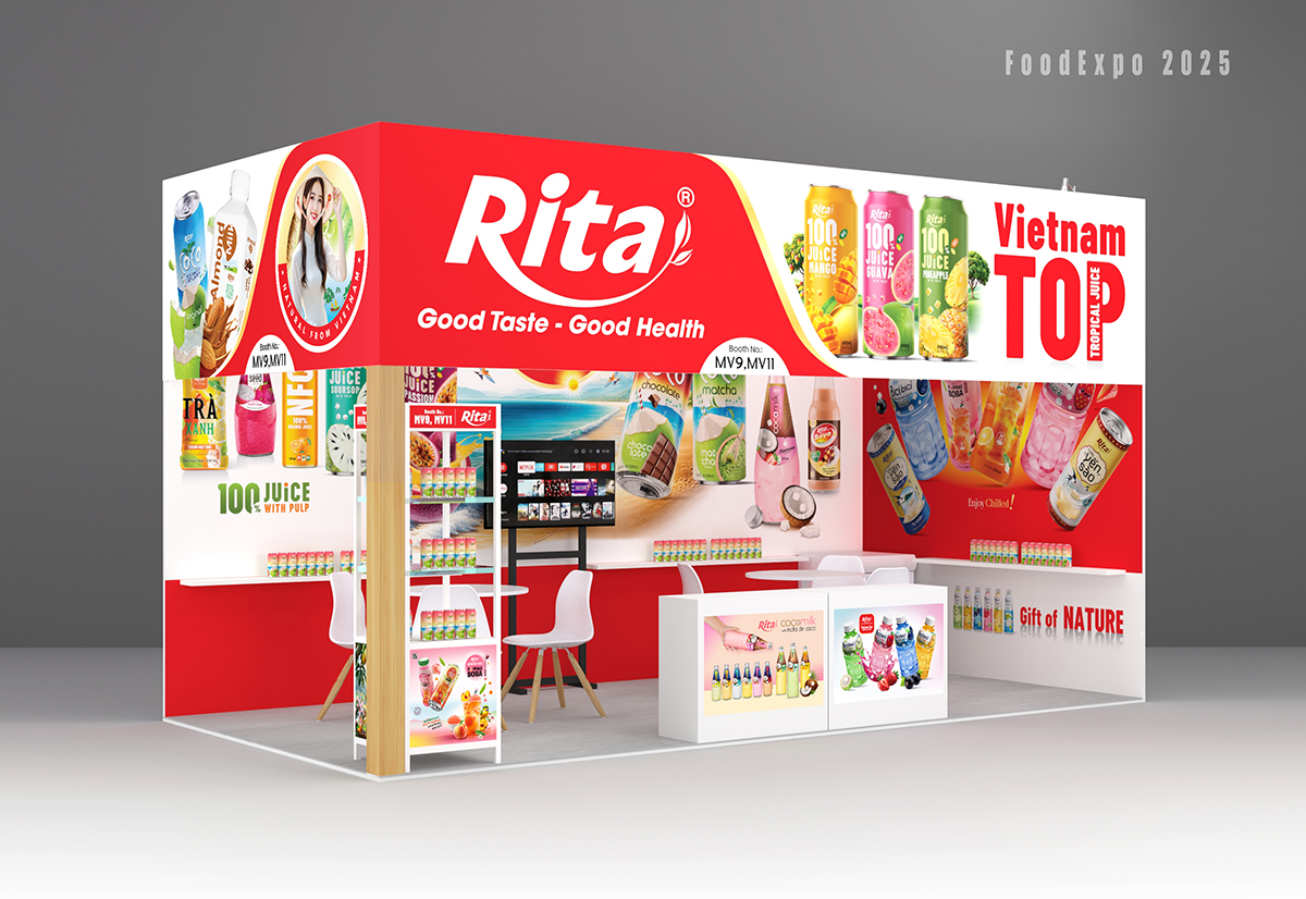 3D booth FoodExpo 2025