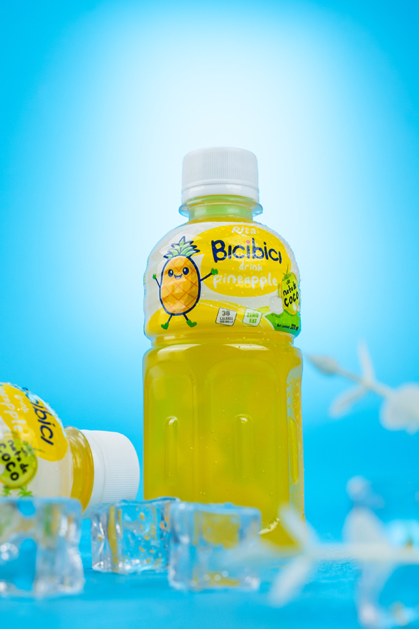 Bici Bici Pineapple with nata de coco drink