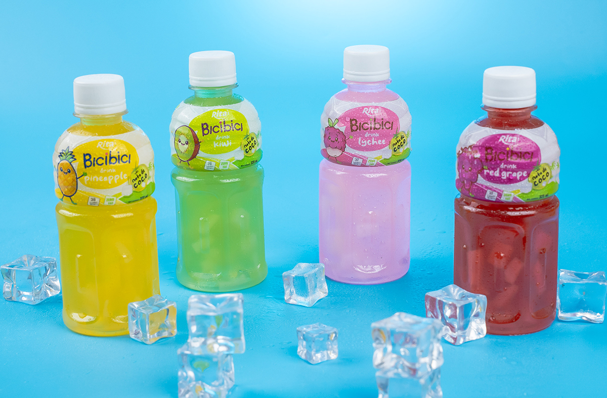 Bici Bici fruit juice with nata de coco drink