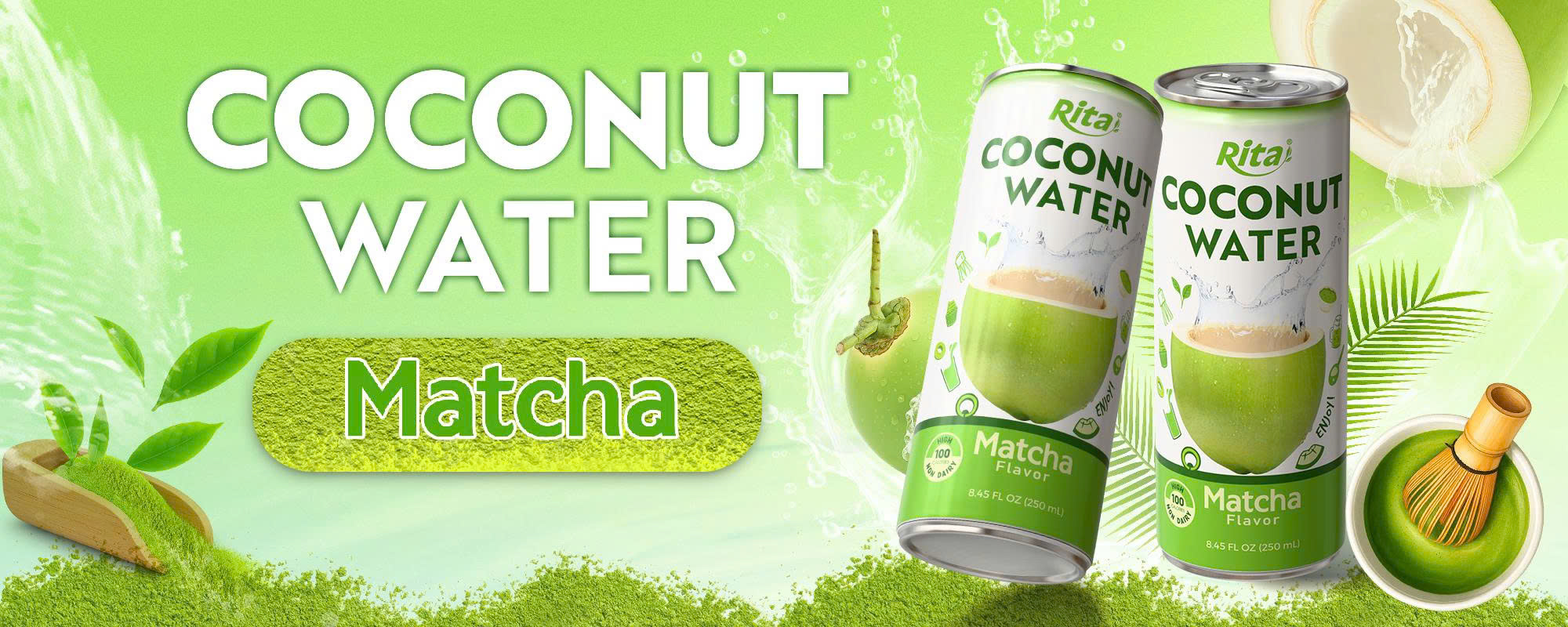 Coconut Matcha 250ml banner