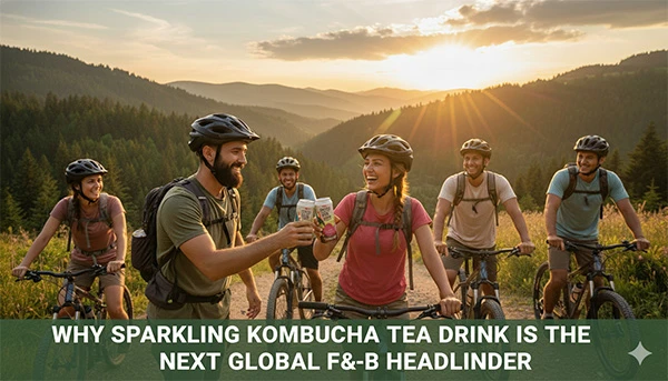 Why Sparkling Kombucha Tea Drink Is the Next Global F&B Headliner