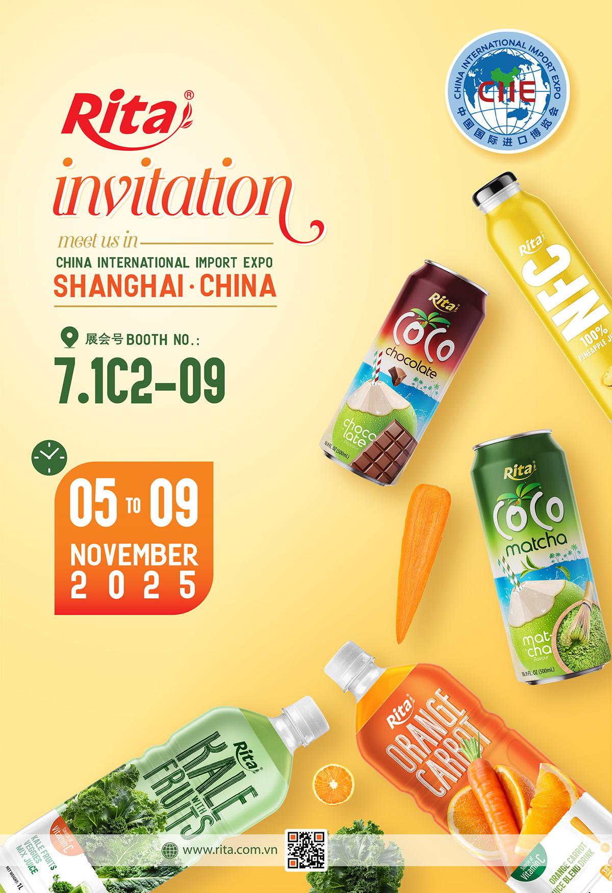 invitation China international import expo Shanghai China