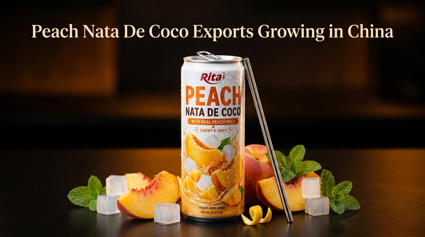Peach Nata De Coco Exports: A Growing Trend in China's Beverage Market