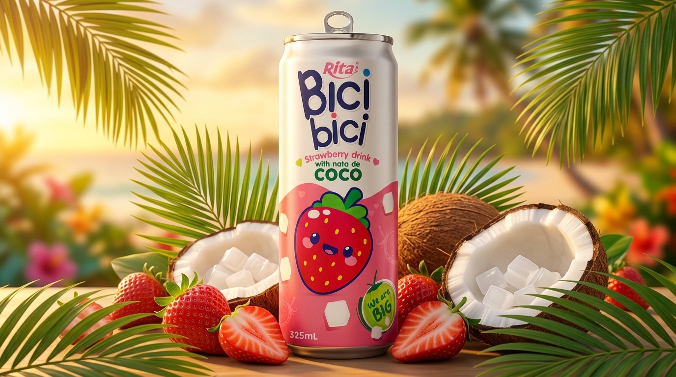 RITA's New Wide Opening Can Redefines Strawberry Nata De Coco Drinks - Image 1