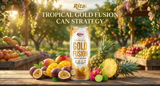 Tropical Gold Fusion Fruit Blend in 325ml Cans — A Strategic Opportunity for US Importers and Distributors